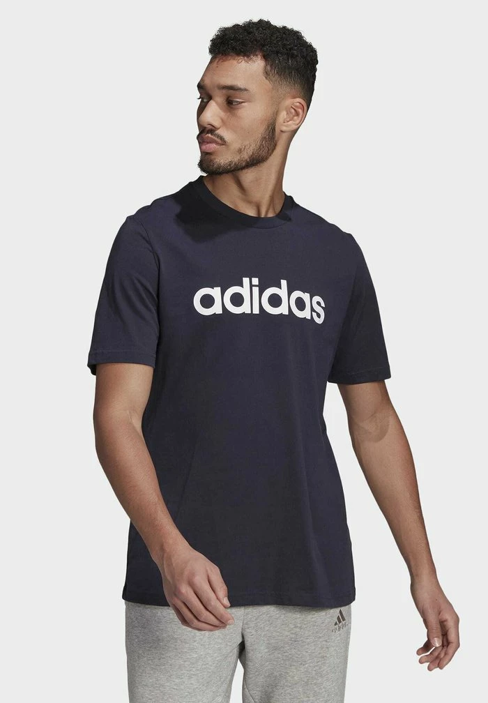 Adidas Performance M LIN SJ T - Print T-shirt - Legend Ink 3 Adidas Performance M LIN SJ T - Print T-shirt - Legend Ink