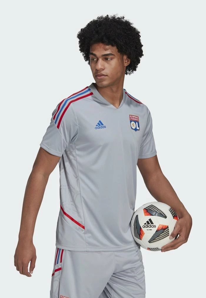 Adidas Performance OLYMPIQUE LYON CONDIVO 22 TRAININGSTRIKOT - Club Wear - Grey 8 Adidas Performance OLYMPIQUE LYON CONDIVO 22 TRAININGSTRIKOT - Club Wear - Grey - Image 6