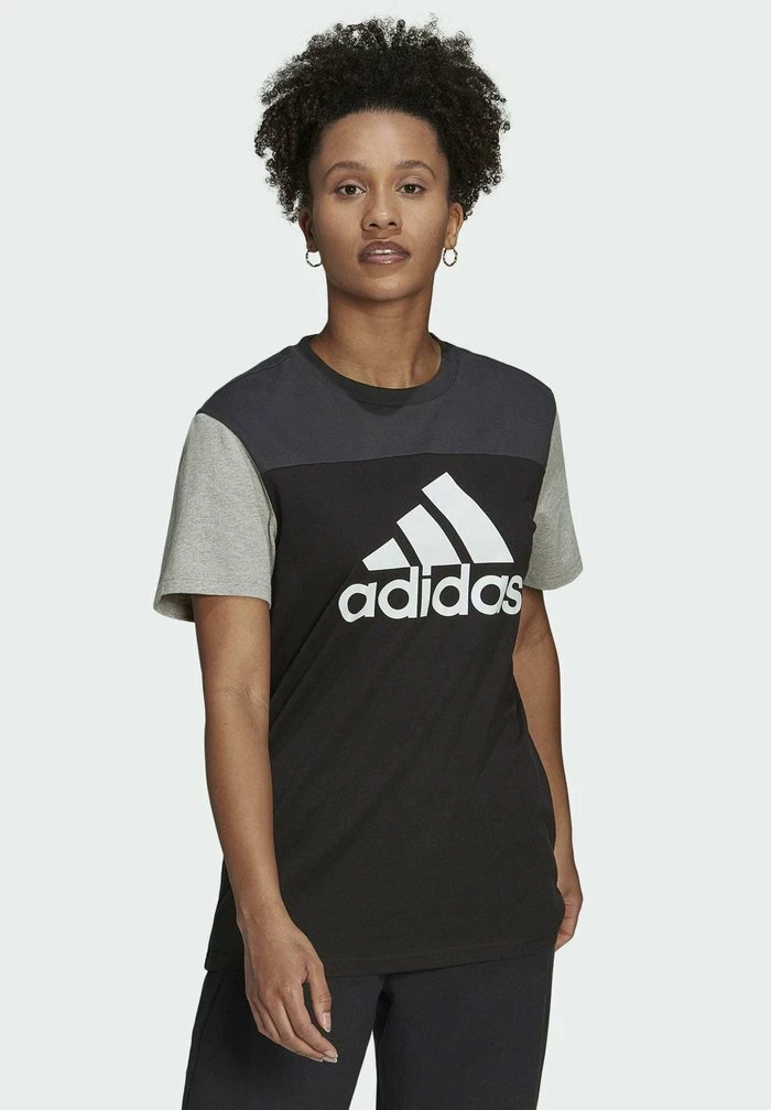 Adidas Performance ESSENTIALS - Print T-shirt - Black 3 Adidas Performance ESSENTIALS - Print T-shirt - Black