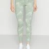 Adidas Performance W BLUV Q3 G - Leggings - Linen Green/multicolor/white -adidas Performance Shop df9c448881b94e5fb571fe232a22f461