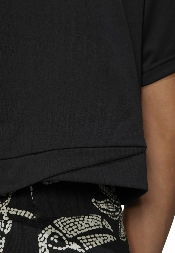 Adidas Performance CROP - Basic T-shirt - Black/white 7 Adidas Performance CROP - Basic T-shirt - Black/white - Image 5