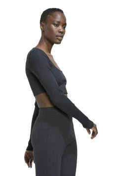 Adidas Performance W SL RIB CRO LS - Sports T-shirt - Carbon 11 Adidas Performance W SL RIB CRO LS - Sports T-shirt - Carbon -adidas Performance Shop e09eb99e1a0b43658ed332ba3bb2151c