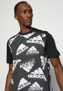 Adidas Performance Print T-shirt - Black/white -adidas Performance Shop e17c3669acb648d9bb65ad3ffd9dc520