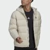 Adidas Performance HELIONIC - Down Jacket - Beige