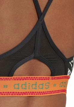 Adidas Performance FARM BRA - Light Support Sports Bra - Black/app Signal Orange -adidas Performance Shop e22bd648f6b34ef8aa9dcd081a919189