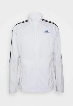 Adidas Performance MARATHON - Running Jacket - White/black -adidas Performance Shop e234448d494640f9b92cb8063b3f44ca
