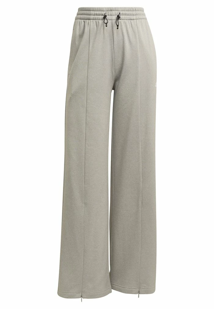 Adidas Performance W GG WIDELEG PT - Trousers - Medium Grey Heather/white 10 Adidas Performance W GG WIDELEG PT - Trousers - Medium Grey Heather/white - Image 8