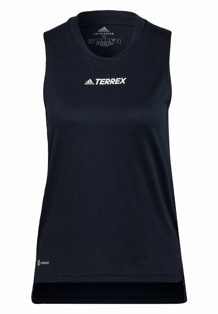 Adidas Performance W MT TANK - Sports T-shirt - Blue 10 Adidas Performance W MT TANK - Sports T-shirt - Blue - Image 8