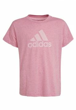 Adidas Performance G BOS TEE - Print T-shirt - Bliss Pink Melange/white