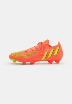 Adidas Performance PREDATOR EDGE.1 LOW FG - Moulded Stud Football Boots - Solar Red/team Solar Green/core Black
