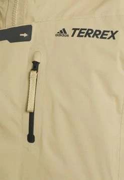 Adidas Performance TERREX XPLORIC RAIN.RDY MOUNTAIN - Hardshell Jacket - Beige/schwarz -adidas Performance Shop e3cb4544115649dd9c9079f74b6ef711
