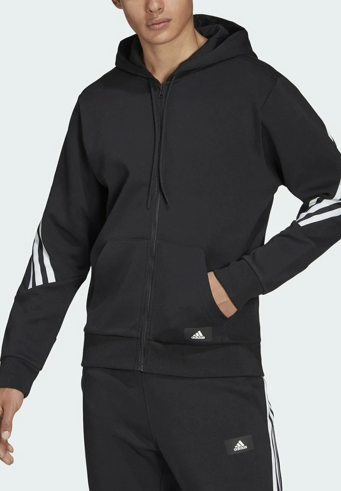 Adidas Performance Zip-up Sweatshirt - Black 5 Adidas Performance Zip-up Sweatshirt - Black - Image 3