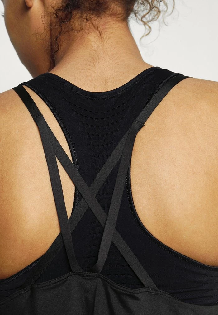 Adidas Performance YOGA CROP - Top - Black/white 7 Adidas Performance YOGA CROP - Top - Black/white - Image 5