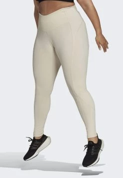 Adidas Performance HYPERGLAM - Leggings - Trousers - Beige