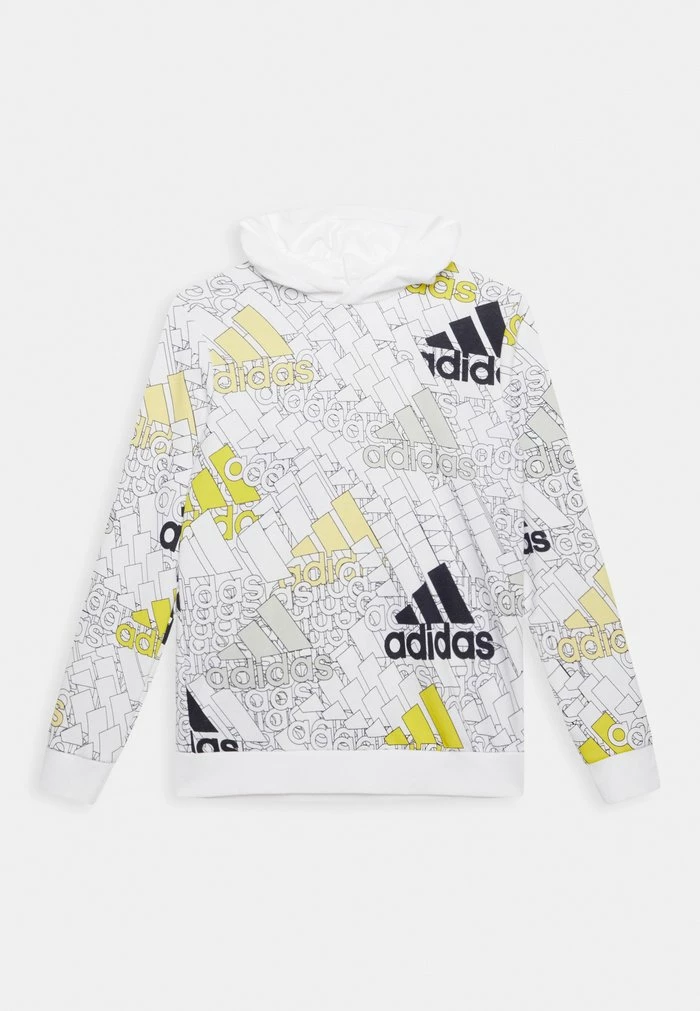 Adidas Performance LOGO UNISEX - Hoodie - White 3 Adidas Performance LOGO UNISEX - Hoodie - White