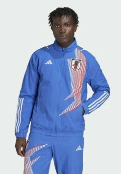 Adidas Performance JAPAN JFA TRAVEL JACKET - National Team Wear - Blue -adidas Performance Shop e5b6919f68904ccda9f9849c03221280