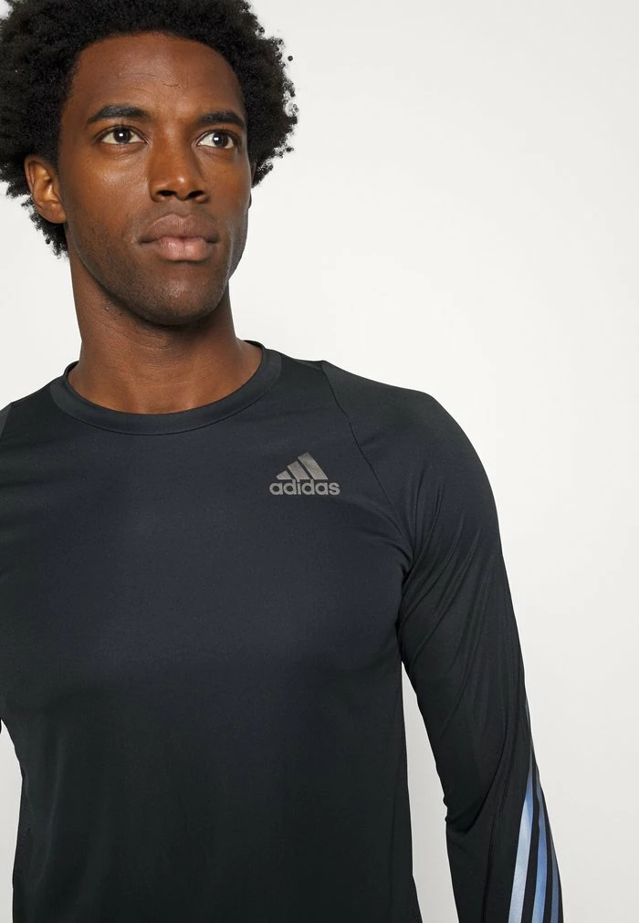 Adidas Performance RUN ICON - Long Sleeved Top - Black 6 Adidas Performance RUN ICON - Long Sleeved Top - Black - Image 4