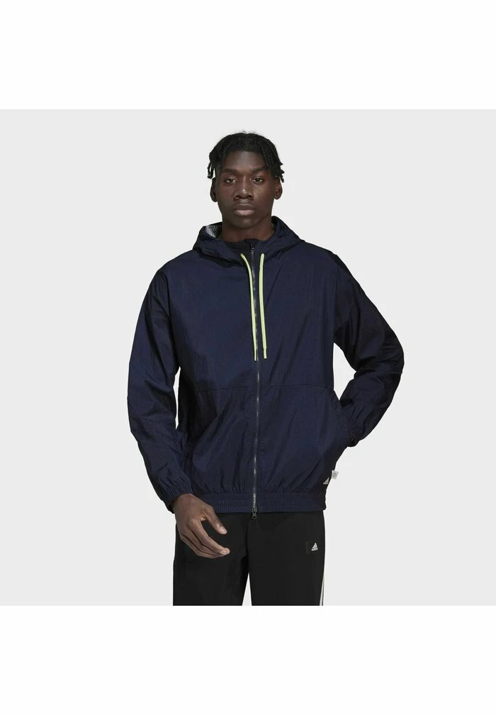 Adidas Performance Windbreaker - Blue 3 Adidas Performance Windbreaker - Blue