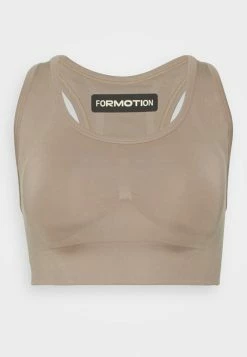 Adidas Performance Medium Support Sports Bra - Chalky Brown