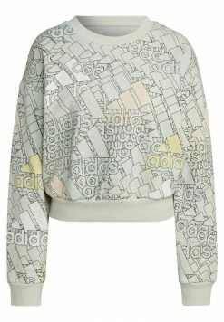 Adidas Performance Sweatshirt - Linen Green/white -adidas Performance Shop e78fe30bb462410e9832aea3c55085c8