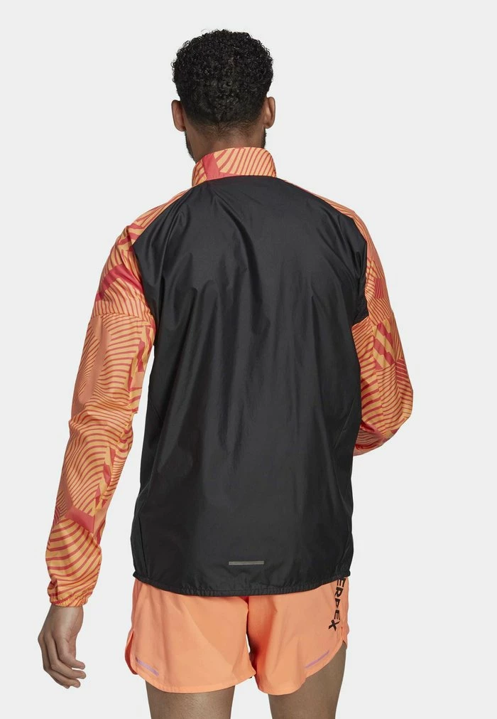 Adidas Performance TRAIL WIND J - Running Jacket - Bliss Lilac Beam Orange 4 Adidas Performance TRAIL WIND J - Running Jacket - Bliss Lilac Beam Orange - Image 2