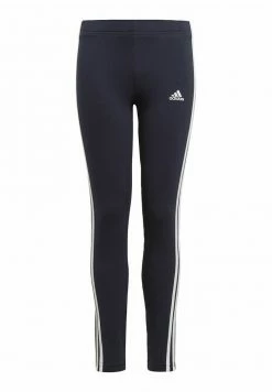 Adidas Performance ADIDAS ESSENTIALS 3-STRIPES LEGGINGS - Tracksuit Bottoms - Blue