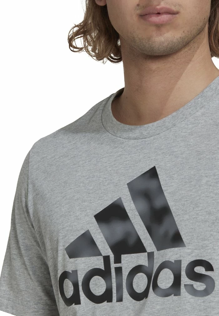 Adidas Performance CAMO - Print T-shirt - Medium Grey Heather 6 Adidas Performance CAMO - Print T-shirt - Medium Grey Heather - Image 4