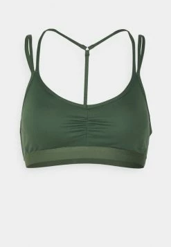 Adidas Performance YO ESS LS - Light Support Sports Bra - Green Oxide -adidas Performance Shop e9b9624fd02d48bf82c113f7b8a56795