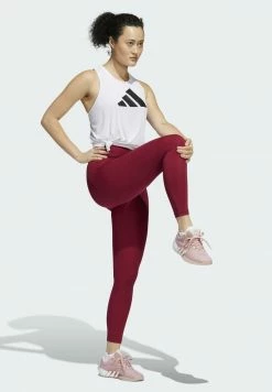Adidas Performance OPTIME - Leggings - Red