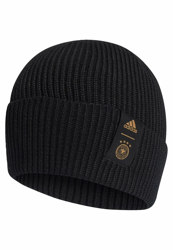 Adidas Performance GERMANY - Beanie - Black /tactile Gold Metallic 3 Adidas Performance GERMANY - Beanie - Black /tactile Gold Metallic