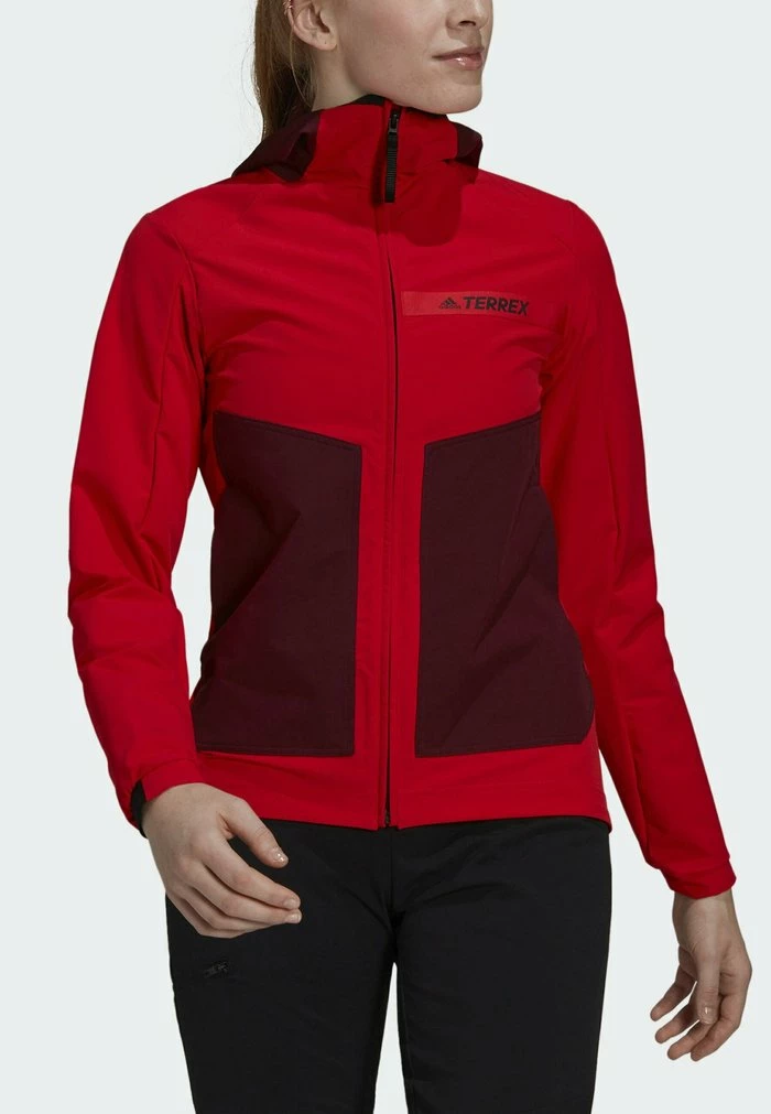 Adidas Performance W MT J - Soft Shell Jacket - Red 5 Adidas Performance W MT J - Soft Shell Jacket - Red - Image 3