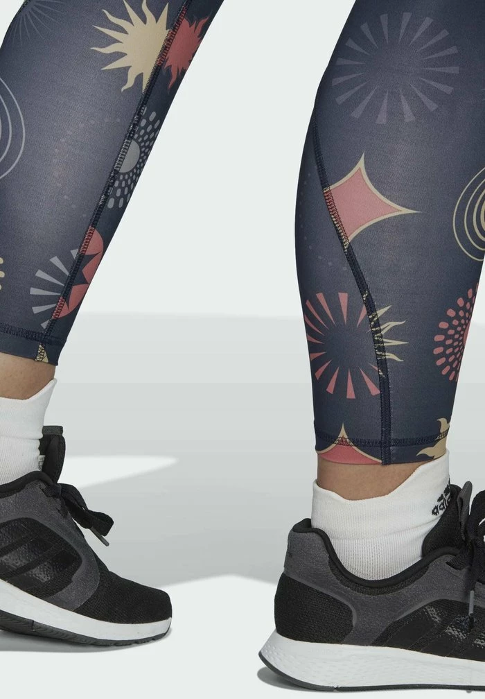 Adidas Performance OPTIME TI - Leggings - Blue 6 Adidas Performance OPTIME TI - Leggings - Blue - Image 4