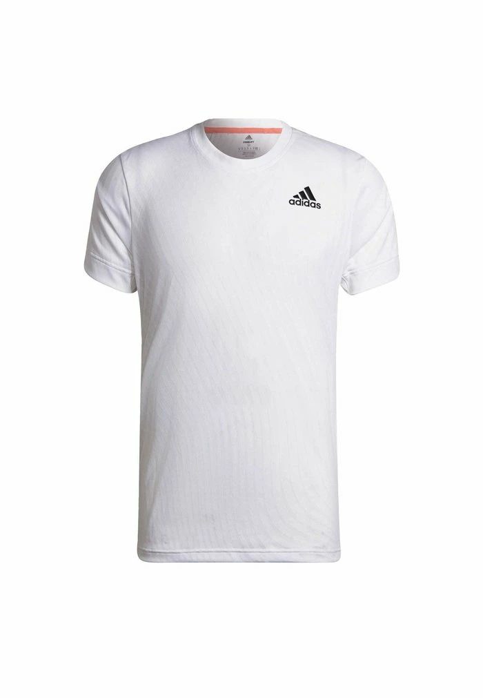 Adidas Performance TENNIS FREELIFT - Basic T-shirt - White 3 Adidas Performance TENNIS FREELIFT - Basic T-shirt - White