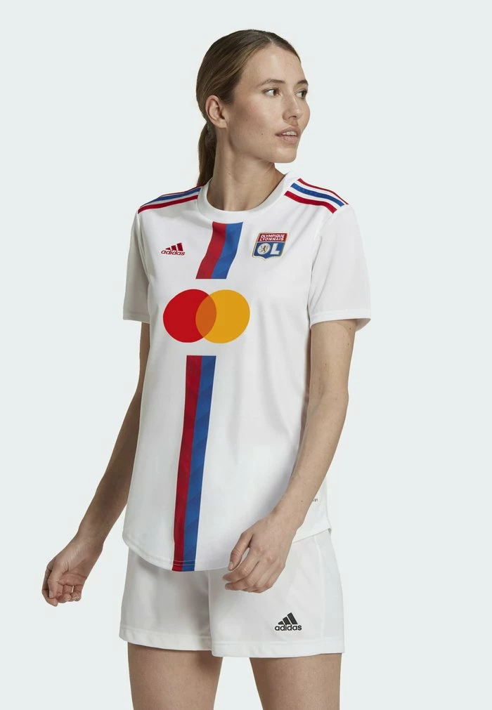 Adidas Performance OLYMPIQUE LYONNAIS HOME - Print T-shirt - White 3 Adidas Performance OLYMPIQUE LYONNAIS HOME - Print T-shirt - White