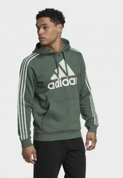 Adidas Performance ESSENTIALS - Zip-up Sweatshirt - Green -adidas Performance Shop ee44e8a710124850a060566a9e77d741