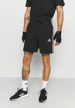 Adidas Performance AEROREADY ESSENTIALS CHELSEA STRIPES - Sports Shorts - Black/white