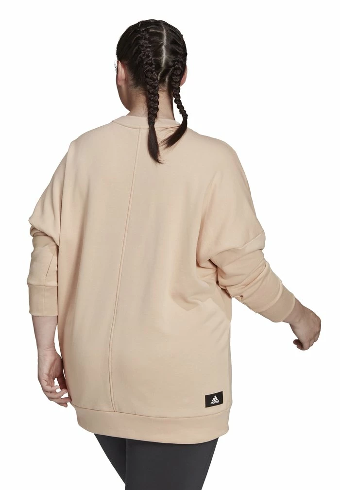 Adidas Performance FI 3B CREW SPORTS PRIMEGREEN PULLOVER SWEATSHIRT LOOSE - Sweatshirt - Halo Blush 4 Adidas Performance FI 3B CREW SPORTS PRIMEGREEN PULLOVER SWEATSHIRT LOOSE - Sweatshirt - Halo Blush - Image 2