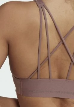 Adidas Performance BRA - Medium Support Sports Bra - Brown -adidas Performance Shop ef363e5474ed42708e52de4dcb05f18f