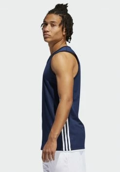 Adidas Performance 3G SPEED REVERSIBLE BASKETBALL TEAM AEROREADY RECYCLED MATERIALS PRIME PRIMEGREEN SLEEVELESS JERSEY - Top - Blue -adidas Performance Shop ef490cb8f7f3418294548445adf64258