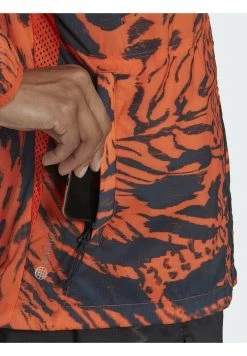 Adidas Performance FAST ALL OVERSIZE PRINTED - Training Jacket - Semi Impact Orange Legend Ink -adidas Performance Shop ef6c203349ad44f695b93d588c100a8b