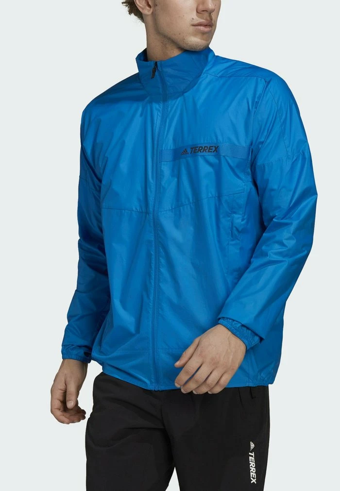 Adidas Performance WIND - Outdoor Jacket - Blue 7 Adidas Performance WIND - Outdoor Jacket - Blue - Image 5