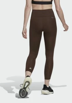 Adidas Performance OPTIME TRAINING ICONS - Leggings - Brown -adidas Performance Shop efe930bb25954c68952a6539fdfa02b3