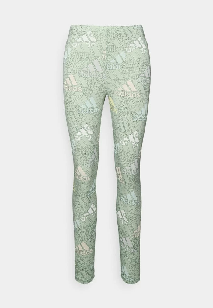 Adidas Performance W BLUV Q3 G - Leggings - Linen Green/multicolor/white 7 Adidas Performance W BLUV Q3 G - Leggings - Linen Green/multicolor/white - Image 5