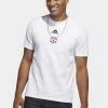 Adidas Performance MANCHESTER UNITED TRV TEE - Print T-shirt - White