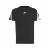 Adidas Performance FUTURE ICON STRIPES - Print T-shirt - Black -adidas Performance Shop f061a7f46379408fbf161e81fdf919e5