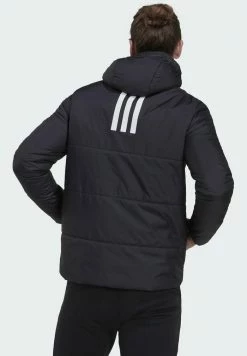 Adidas Performance STRIPES HOODED INSULATED - Winter Jacket - Black -adidas Performance Shop f08e577ec6b849f49f147e9c5e6e9964