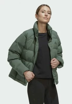 Adidas Performance HELIONIC - Down Jacket - Green -adidas Performance Shop f097202517f349879d78255ee4148f6a