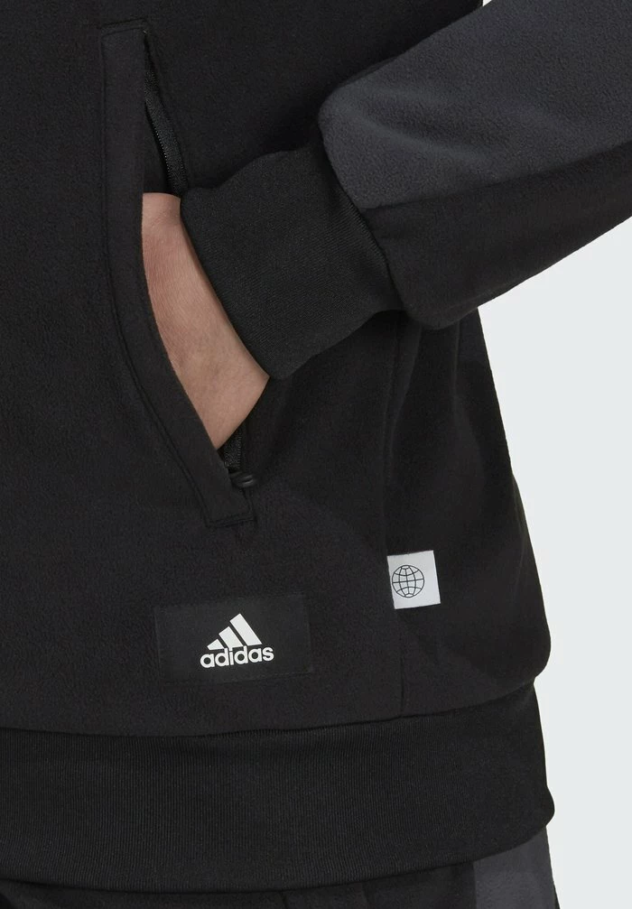 Adidas Performance Zip-up Sweatshirt - Black 7 Adidas Performance Zip-up Sweatshirt - Black - Image 5