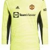 Adidas Performance MUFC H GK JSY L - National Team Wear - Yellow