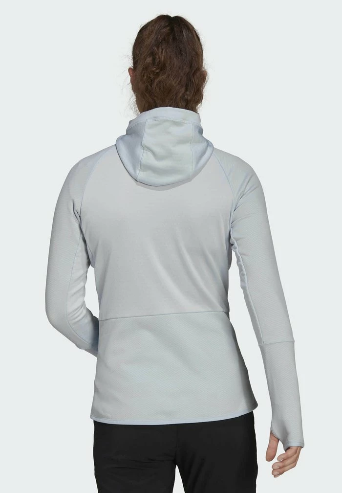 Adidas Performance TERREX TECH - Zip-up Sweatshirt - Blue 4 Adidas Performance TERREX TECH - Zip-up Sweatshirt - Blue - Image 2